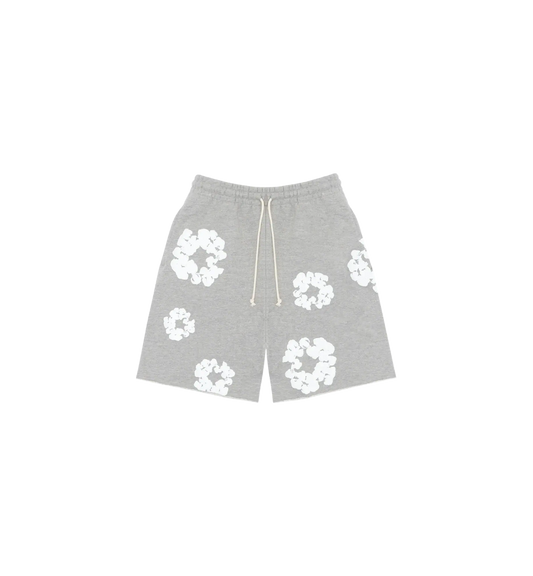 Cotton Wreath Shorts Grey